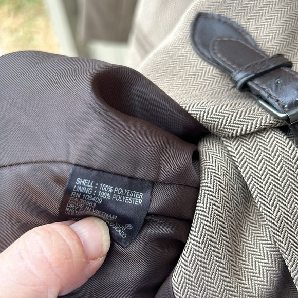 Tahari Brown Houndstooth Blazer Career Wear Casual Size 6 - Picture 5 of 6